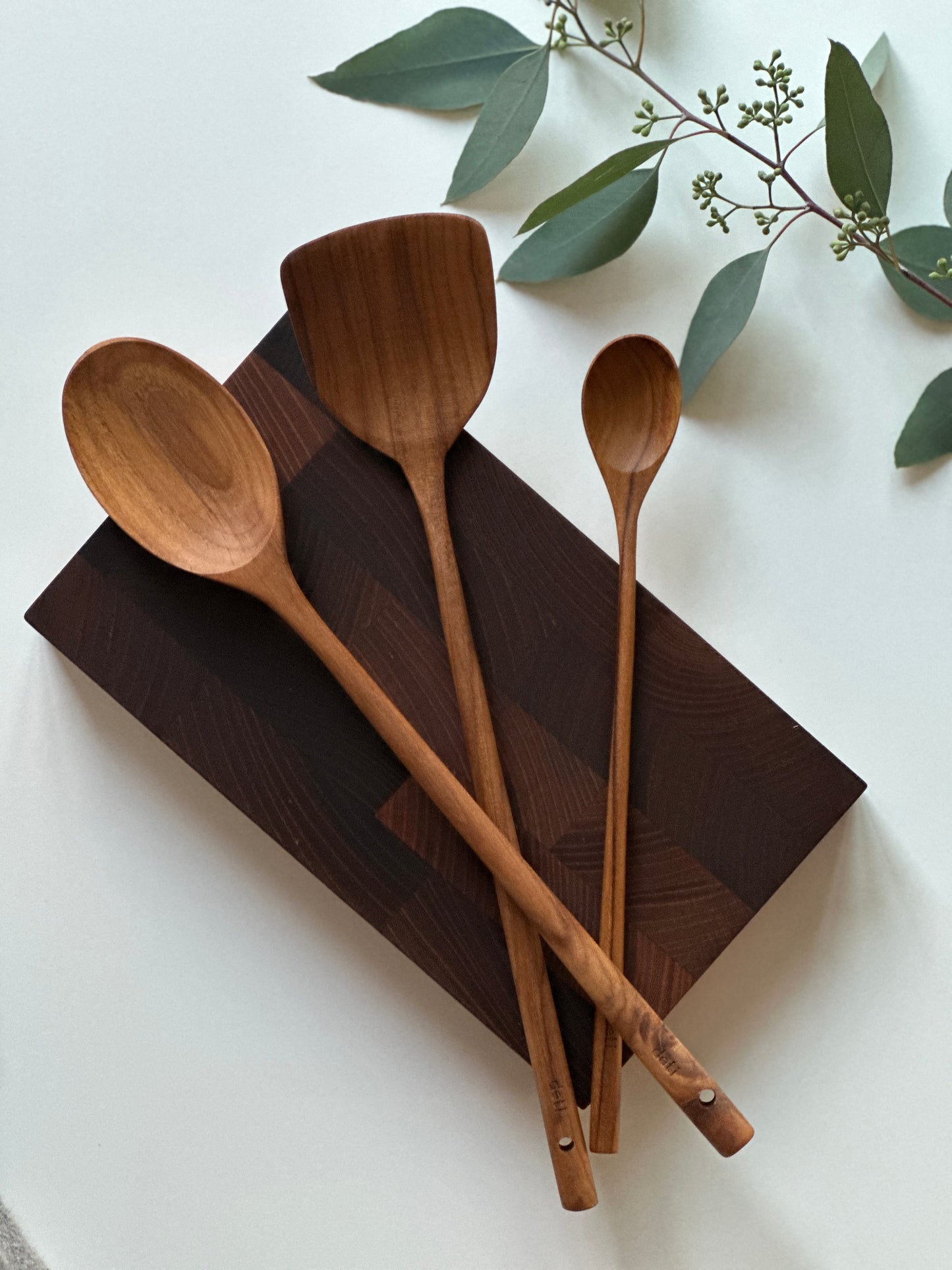 Wooden Cooking Kitchen Utensils Set (Set of 4)